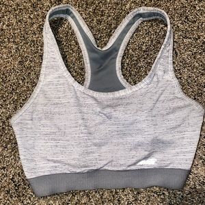 avia gray sports bra